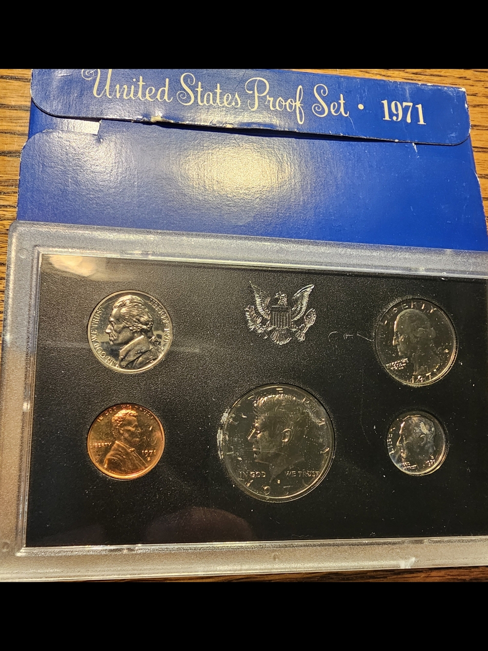 1971 United States Proof Set - Blue Folder